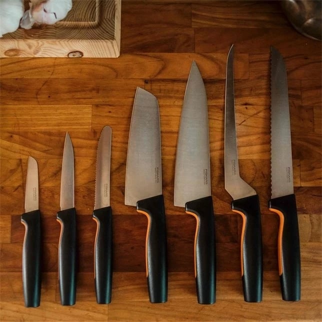 Thikë kuzhine Fiskars 7536899, Santoku, Inox