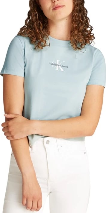 Maicë për femra Calvin Klein Jeans, e kaltër e lehtë
