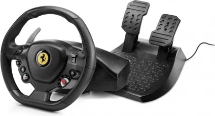 Volan lojërash me pedale, Thrustmaster, T80 Ferrari 488 GTB Edition 4160672, kabllor, e zezë
