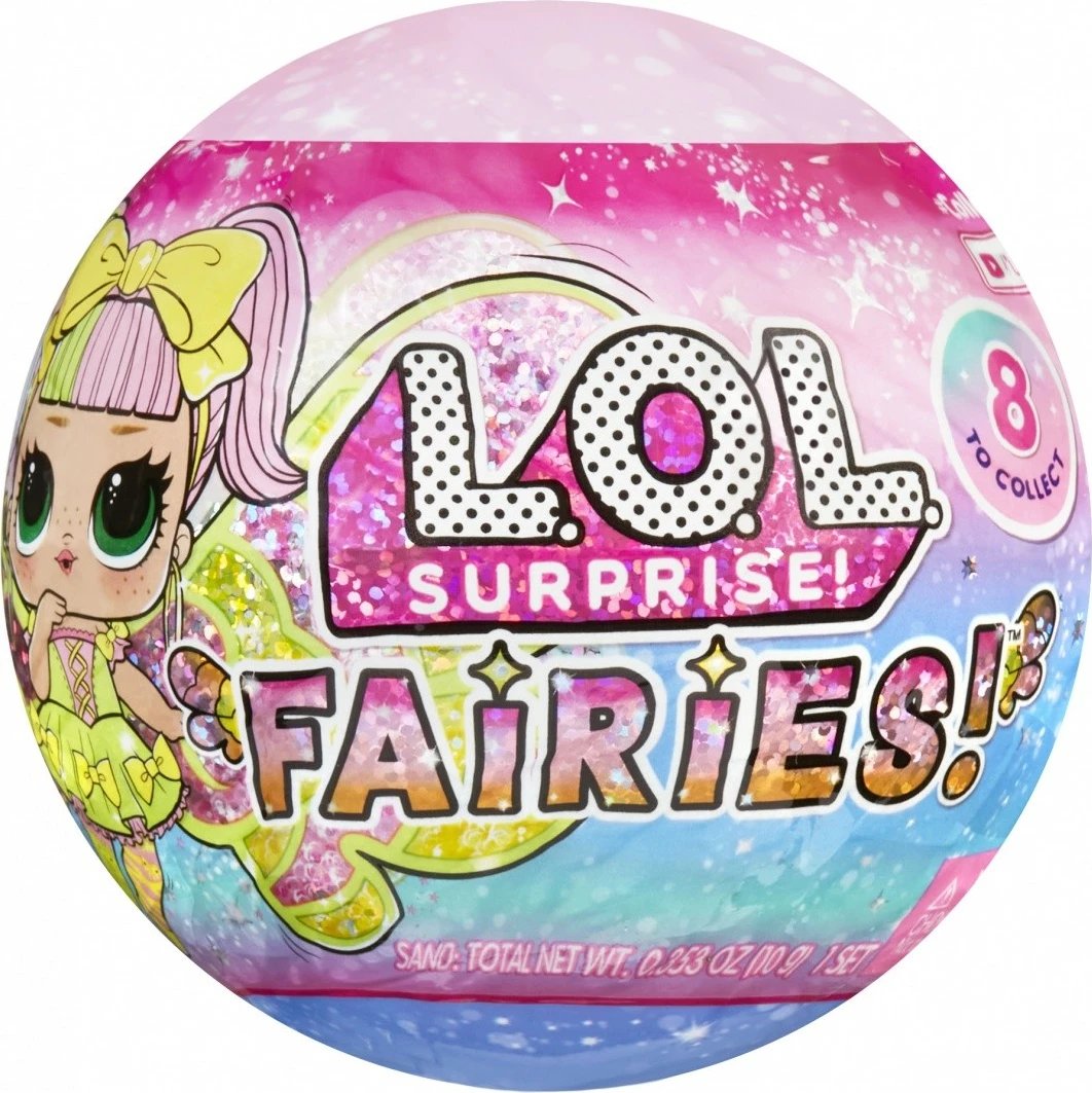 Set lodrash L.O.L. Surprise Fairy, MGA, 12 copë, shumëngjyrëshe