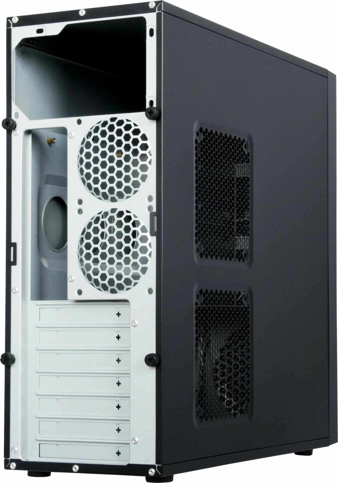 Kasë Chieftec CQ-01B-U3-OP, Midi Tower, PC, ATX, micro ATX, e zezë