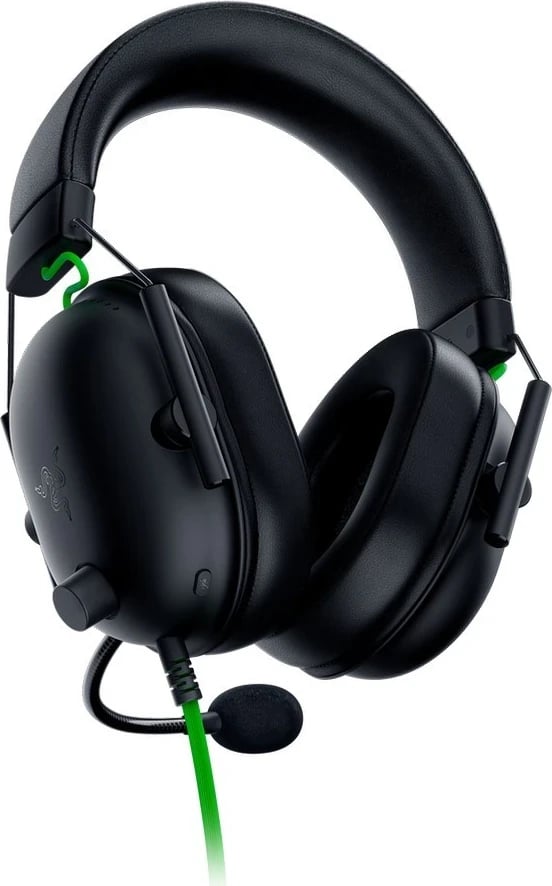 Kufje gaming Razer BlackShark V2 X USB, 7.1, të zeza-jeshile