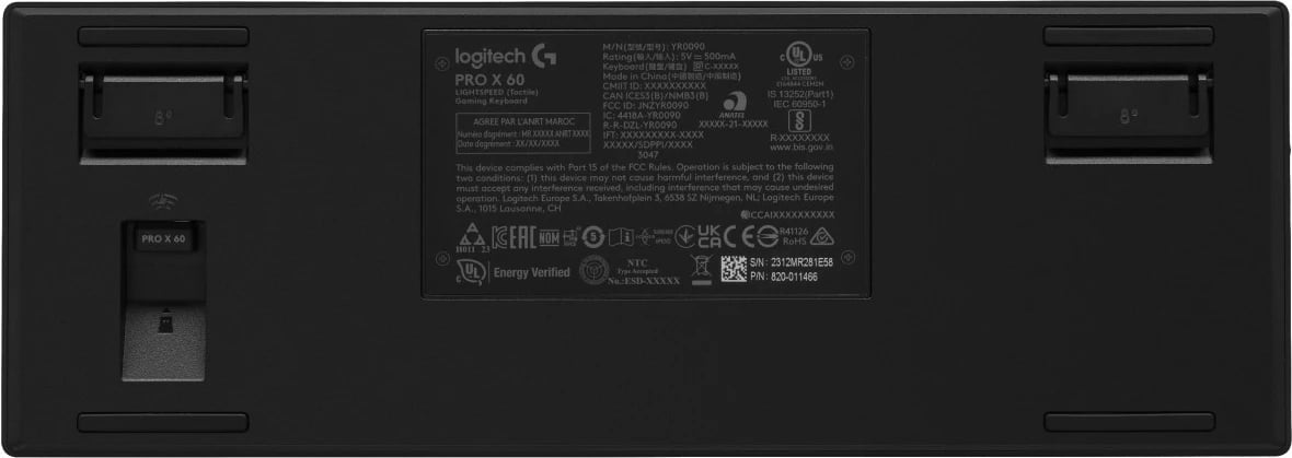 Tastierë mekanike Logitech G 920-011905, RGB LED, QWERTZ, e zezë