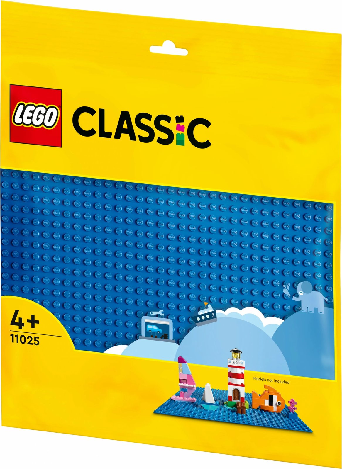 Set ndërtimi LEGO Classic Blue Baseplate, 11025, plastikë, shumëngjyrësh