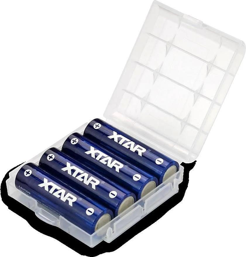 Bateri të rikarikueshme XTAR AA 1.5V 2500mAh, set prej 4 copë, me mbrojtje