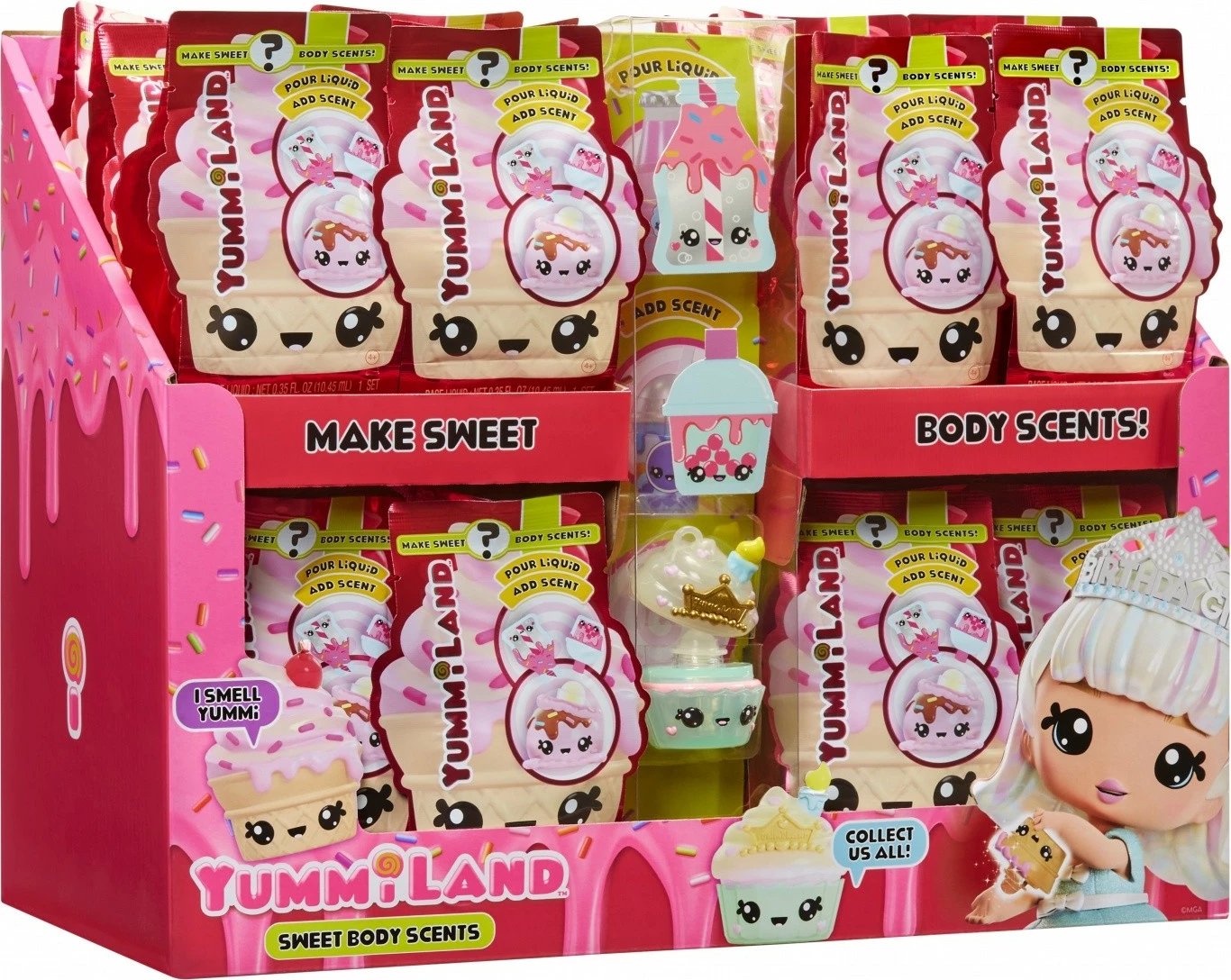 Set figurina Yummiland Num Noms Body Scent nga MGA, 24 copë, plastikë, për vajza