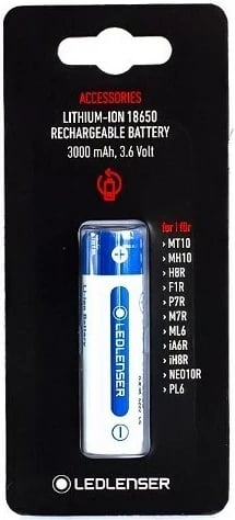 Bateri Ledlenser 18650, 3000 mAh