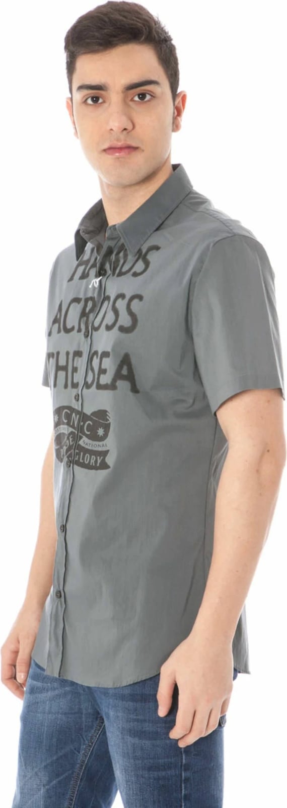 Këmishë për meshkuj COSTUME NATIONAL, gri