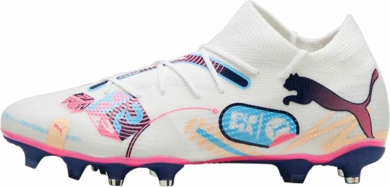 Çizme futbolli Puma për meshkuj, të bardha