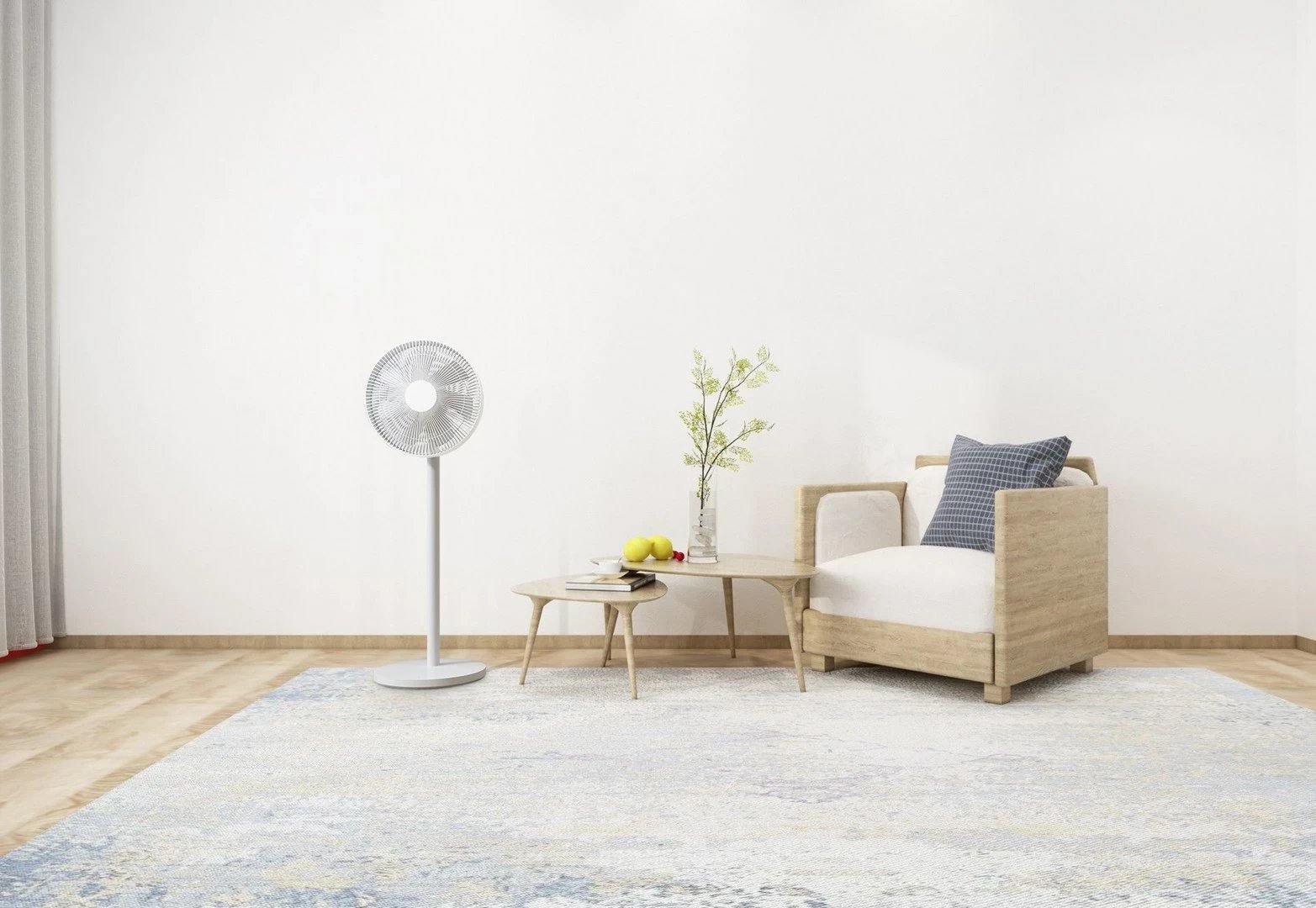 Ventilator shtëpiak Xiaomi JLLDS01XY, 7 tehë, 3 shpejtësi, i bardhë