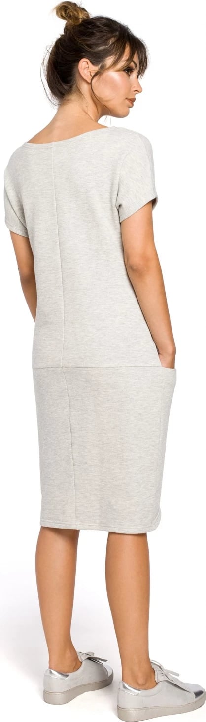 Fustan BeWear model 104221, gri