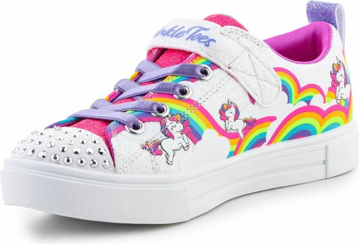 Atlete për fëmijë Skechers, shumëngjyrëshe