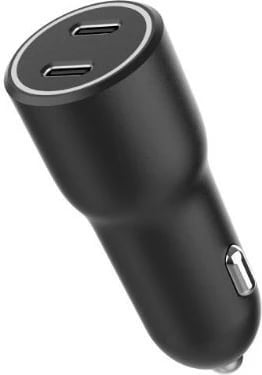 Karikues veture Gembird TA-UC-C2PD40-CAR-01, 2x USB-C, 40W, Zi