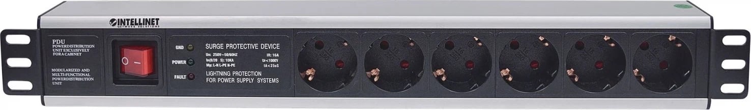 Prizë PDU Intellinet, 19'', 1.5U, 3m