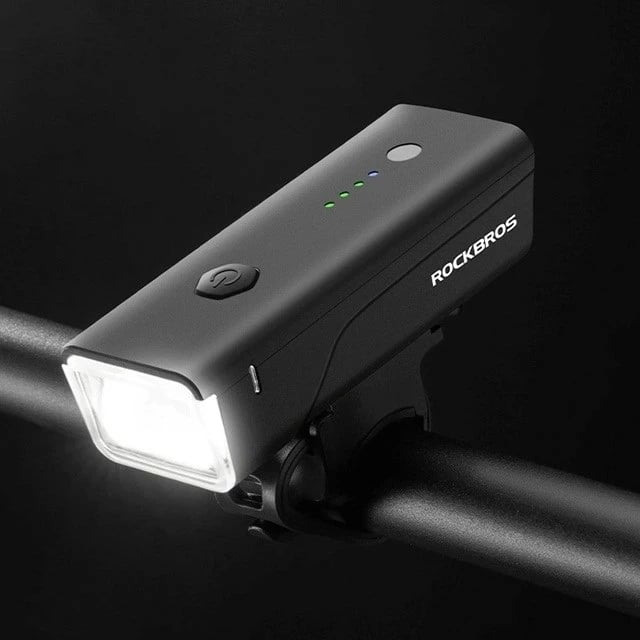 Dritë biçiklete Rockbros 24510003001, 260 lm, 1500 mAh, LED, e zezë