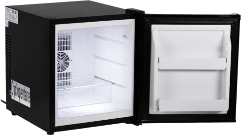 Mini frigorifer termoelektrik, Adler, AD 8089, 28 L, raft xhami, dritë LED, 100-240V, i zi