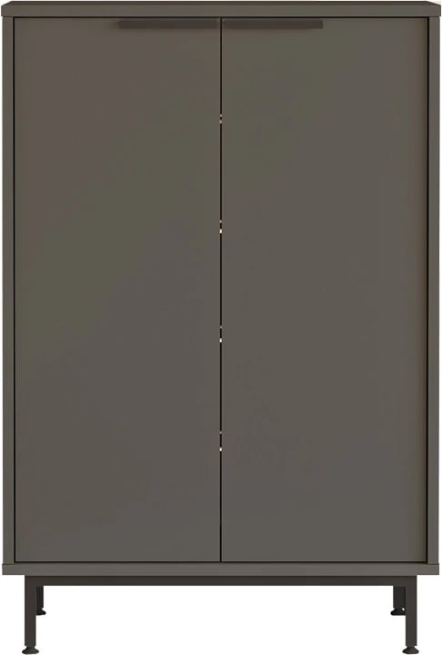 Raft këpucësh Kinga, 5 rafte,, ngjyrë antracit, 72x35.5x105.6cm