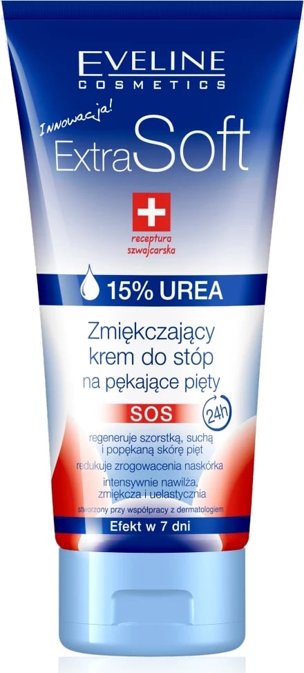 Krem për këmbë Eveline Cosmetics Extra Soft Softening Foot Cream 15% UREA 100ml