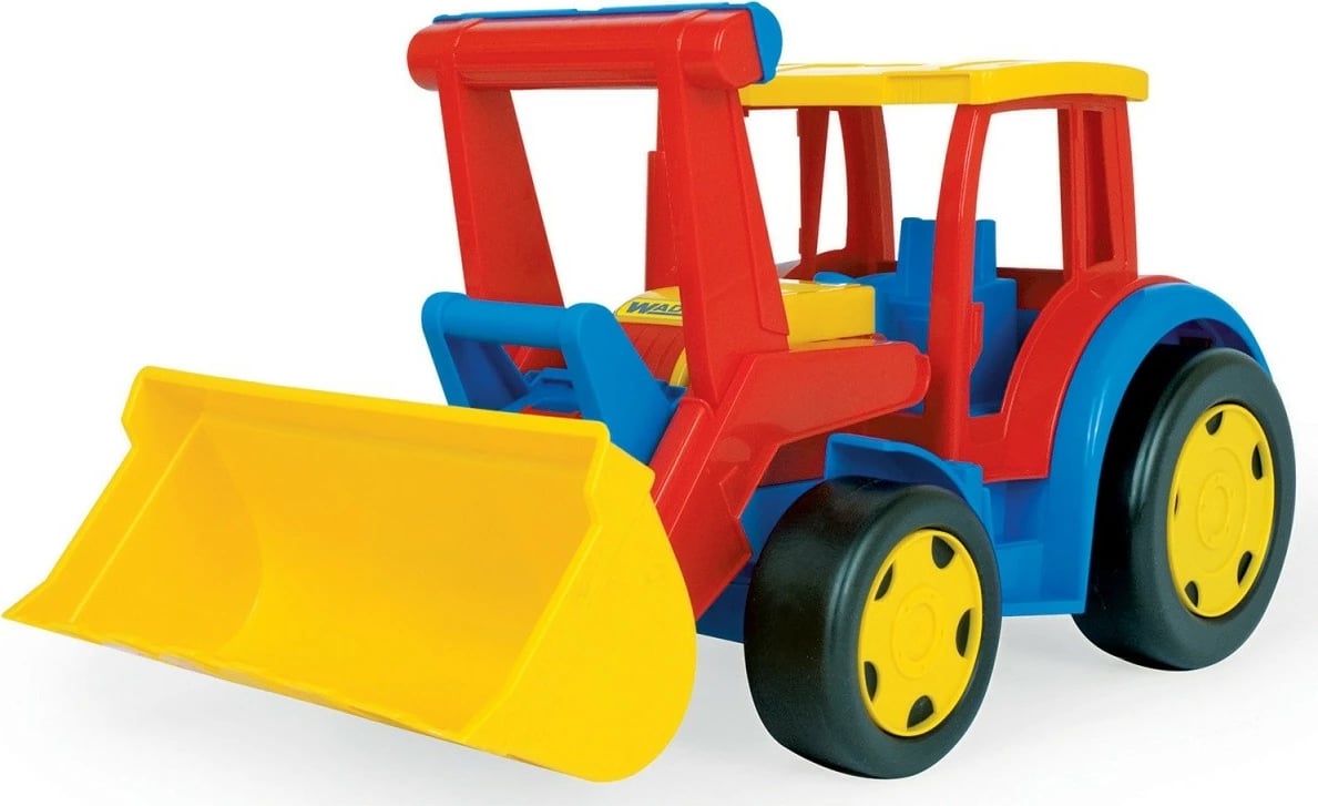 Traktor lodër Wader Gigant Loader 66000, plastikë, 60 cm, blu/e kuqe/e verdhë