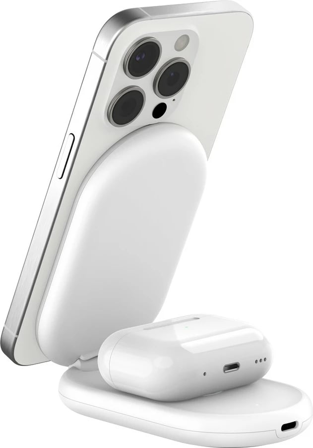 Karikues wireless Belkin BoostCharge, 15W, 1.5m, Bardhë