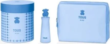 Eau de Toilette për fëmijë TOUS Kids Boy, 100ml me neceser, blu