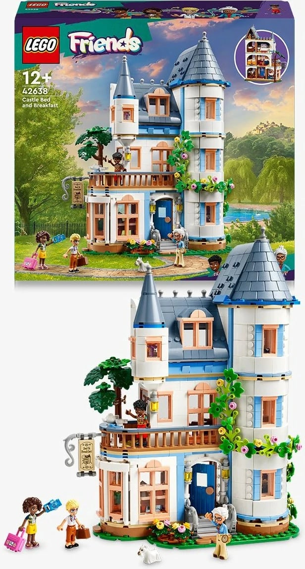 Set ndërtimi LEGO Friends 42638, kështjellë me akomodim, shumëngjyrësh