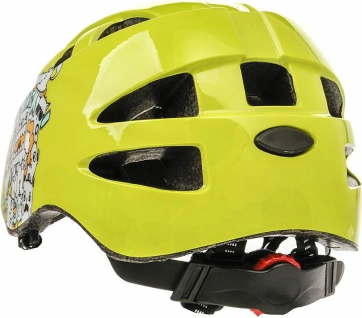 Helmetë për bicikletë për fëmijë Meteor MA-2 Monsters, e verdhë