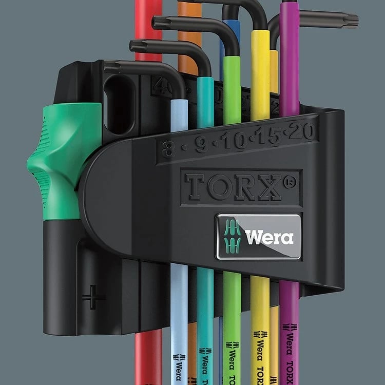 Set çelësash Wera 967/9 TX BO, Multikolor