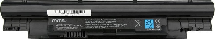 Bateri laptop Mitsu BC/DE-V131 për Dell Inspiron 13Z, 14Z, Vostro V131, 4400 mAh, 11.1V, 6 qeliza
