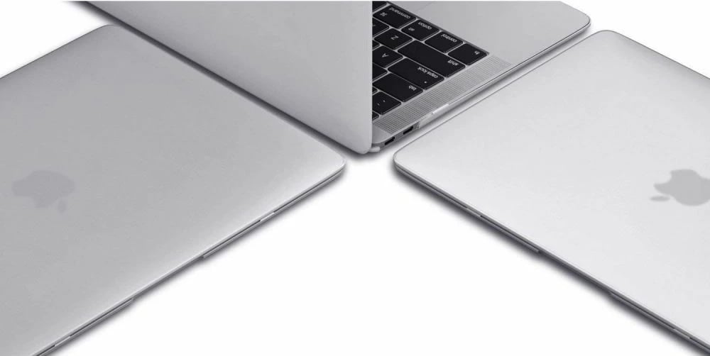 Mbështjellës Tech-Protect SmartShell për MacBook Air 13" M2/M3 2022-2024, gjysmë-transparent