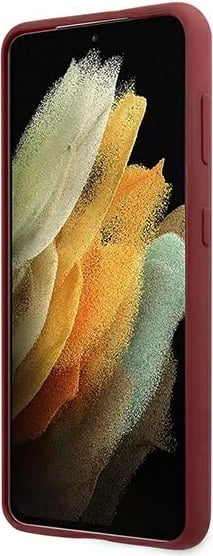 Mbështjellës BMW Silicone Signature Logo për Samsung Galaxy S21+, i kuq