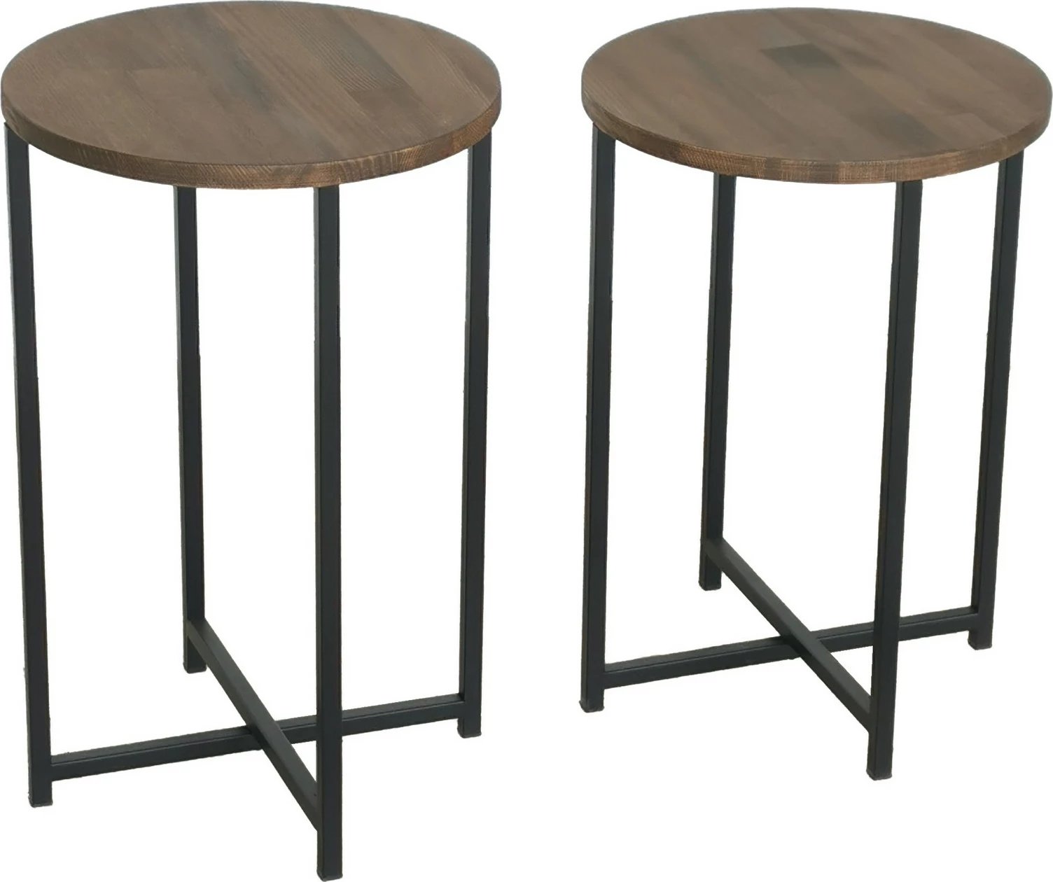 Set tavolina kafeje Hanah Home, Neta, ngjyrë arre