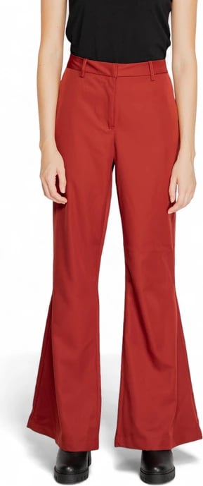 Pantallona Vero Moda për femra, të kuqe