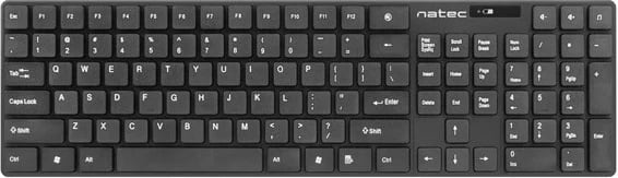 Set tastierë+maus Natec Stingray, 2 në 1, i zi