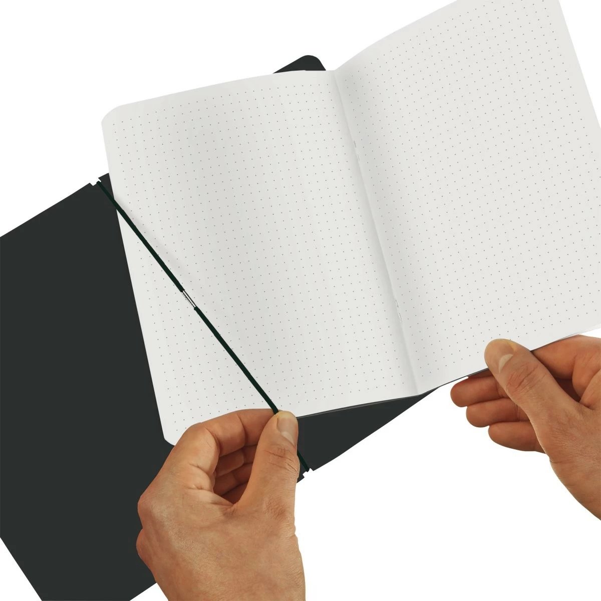 Fletore herlitz Notizheft flex A6, 40 faqe, lëkurë sintetike, taupe