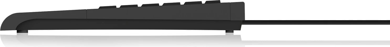 Tastierë mini KeySonic ACK-3410 me touchpad, USB, QWERTZ, e zezë