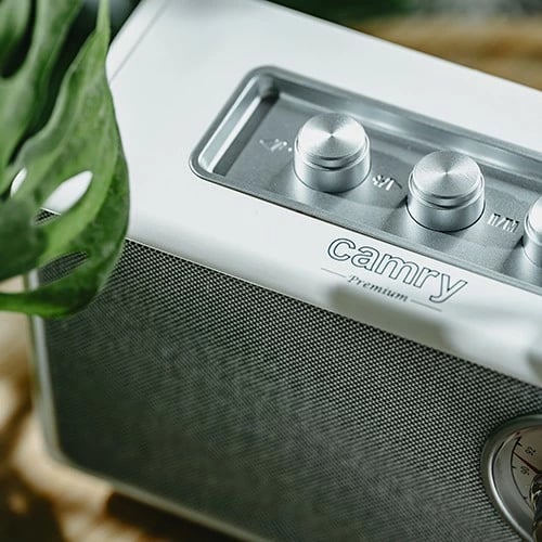 Altoparlant Bluetooth Camry CR1902, FM, USB-C, i bardhë