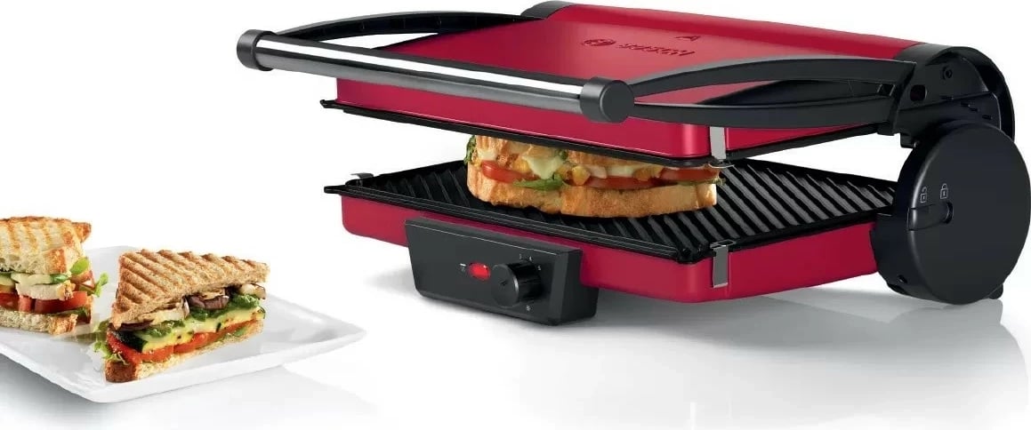 Grill tavoline Bosch TCG4104, i kuq