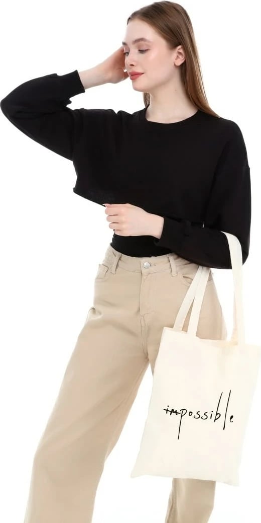 Çantë Tote Zoozie Bags, krem, 0380