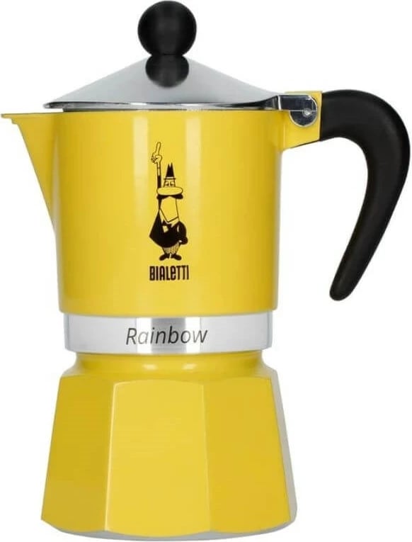 Kafetiere Bialetti Rainbow 3TZ, e verdhë