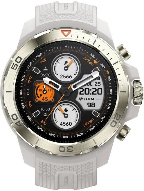 Smartwatch Mibro GS Explorer Desert White, AMOLED, 128 MB RAM, Bardhë
