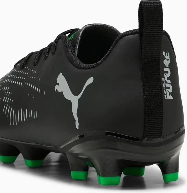Çizme futbolli për fëmijë Puma, të zeza