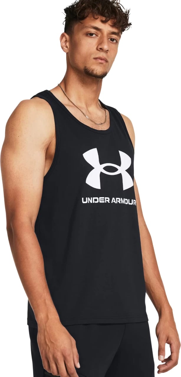 Maicë pa menge për meshkuj Under Armour, e zezë