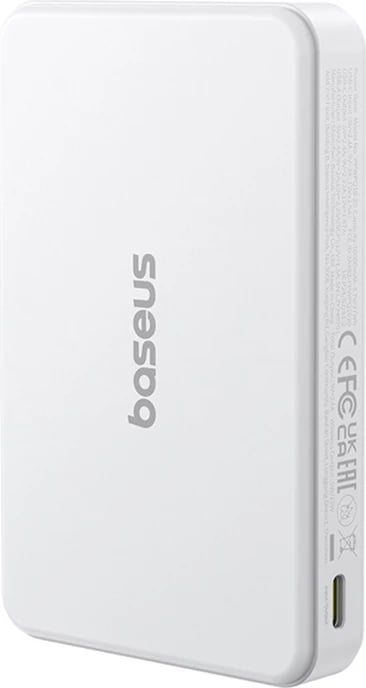 Powerbank Baseus Airpow2 Qi2, 10000mAh, 22.5W, e bardhë