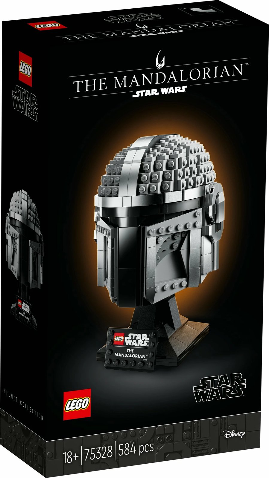 Set ndërtimi LEGO Star Wars The Mandalorian Helmet, 584 pjesë, shumëngjyrësh