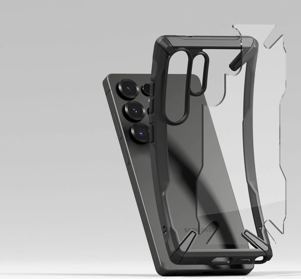 Mbështjellës Ringke Fusion X për Samsung Galaxy S25 Ultra, Zi