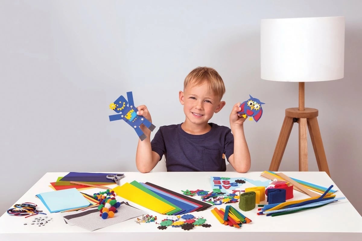 Set kreativ Lena 400 pjesë, Blu Set kreativ Lena 400 pjesë, Blu