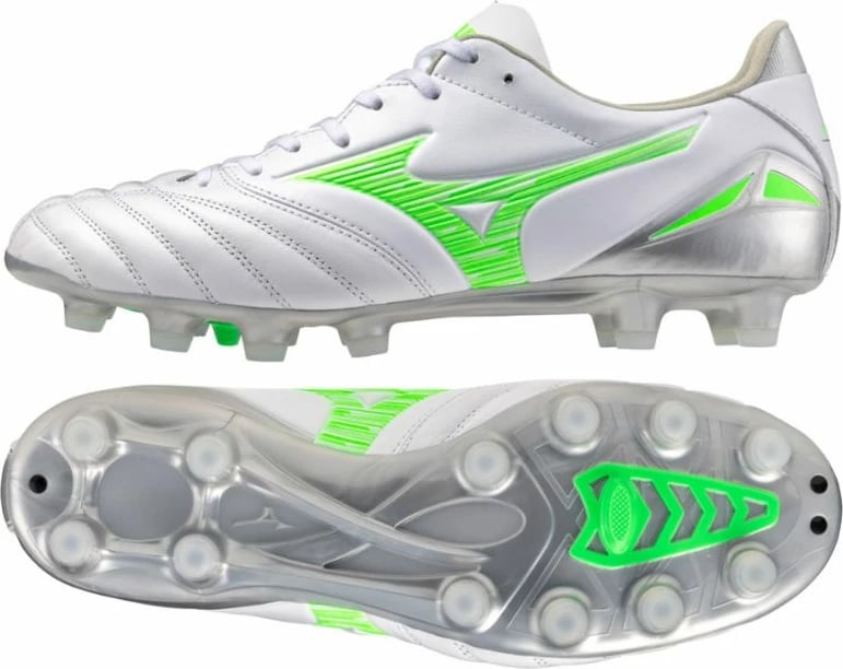 Atlete futbolli Mizuno për meshkuj, të bardha