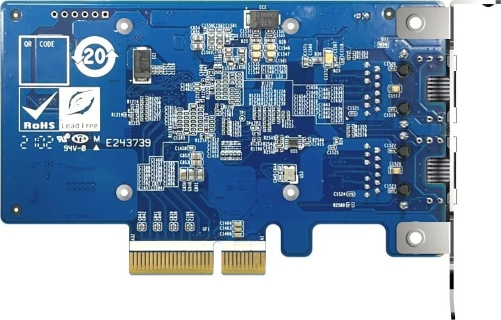Kartë rrjeti QNAP QXG-10G2T-X710, PCI Express, 1000 Mbit/s
