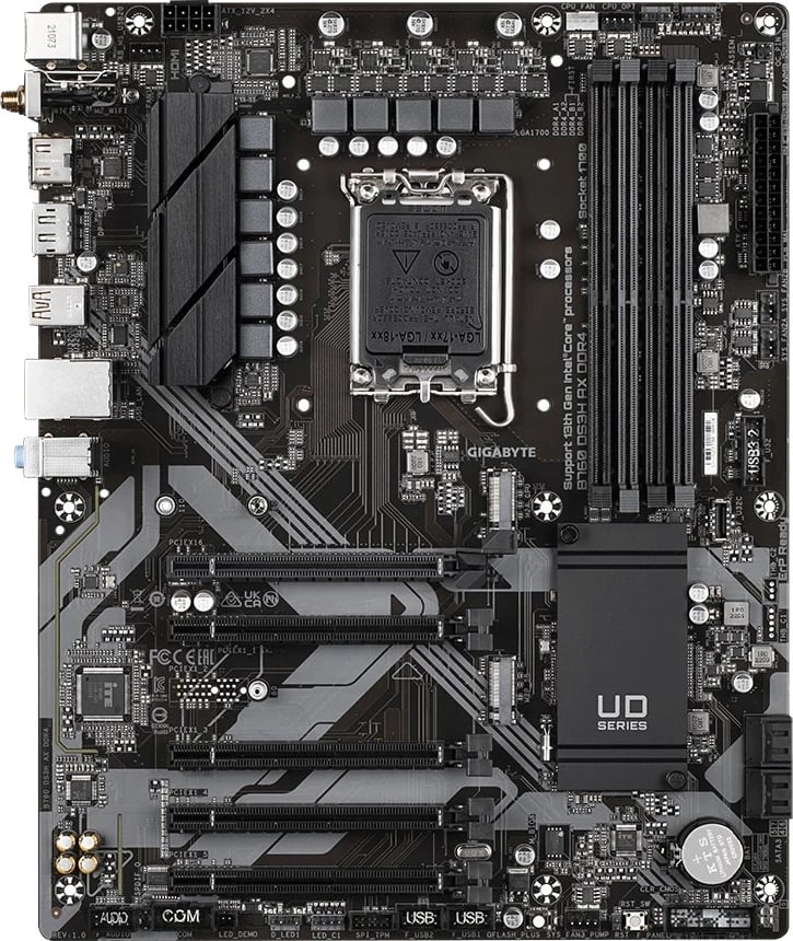 Pllakë amë Gigabyte B760 DS3H AX DDR4, Intel B760 Express LGA 1700 ATX